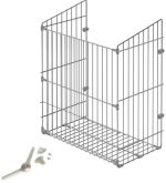 Prádelní výklopný koš Komfort, 40 l, 380x250x500 mm, chrom, šedý plast, WIRELI 2025 Komfort 2003000001