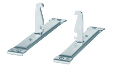 KES 235421 Dispensa, držák čela pro potravinovou skříň, 200mm, šedá